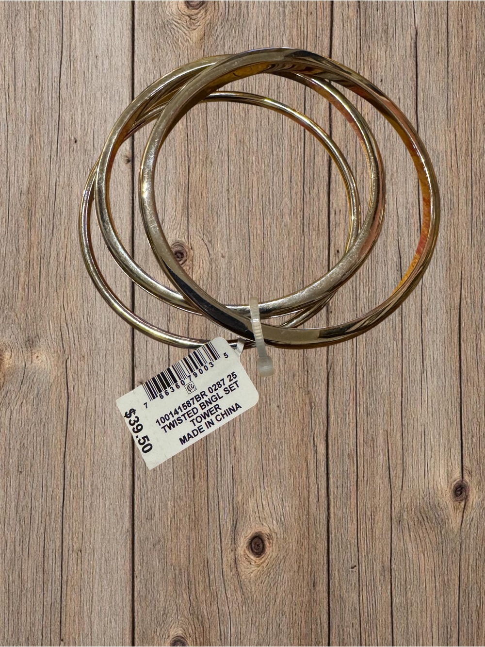 Alfani Silver tone Bangle Set